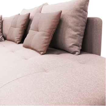 Pohovka/Diván SELAVI ľavá, ružová 6