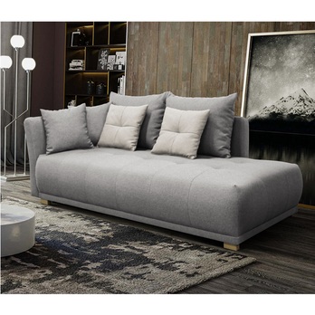 Pohovka/Diván SELAVI ľavá, svetlosivá 1