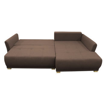 Sedacia súprava SELAVI pravá, hnedá 2