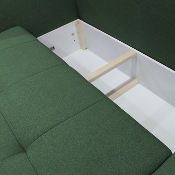 Sedacia súprava SELAVI pravá, zelená 3