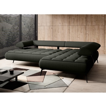 Sedacia súprava SELEDO L pravá, sivozelená 2