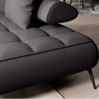 Sedacia súprava SELEDO L pravá, grafitová 3