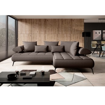 Sedacia súprava SELEDO L pravá, sivohnedá 1