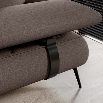 Sedacia súprava SELEDO L pravá, sivohnedá 3