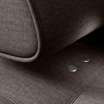 Sedacia súprava SELEDO L pravá, sivohnedá 5