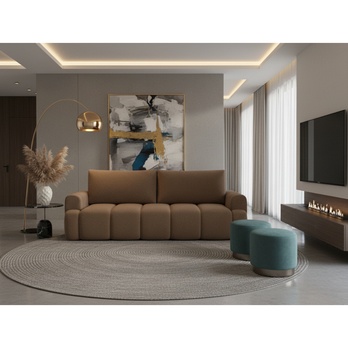 Pohovka SELIA hnedá 1