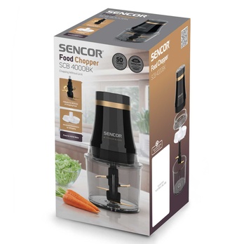 Sekáčik potravín SENCOR SCB 4000BK čierna, objem 500 ml 12