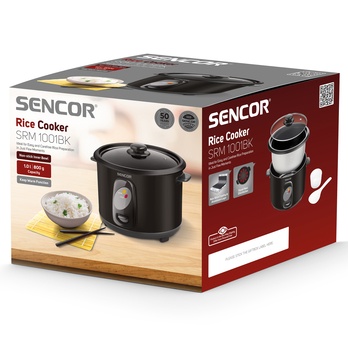 Rýžovar SENCOR SRM 1001BK čierna, objel 1 l 10