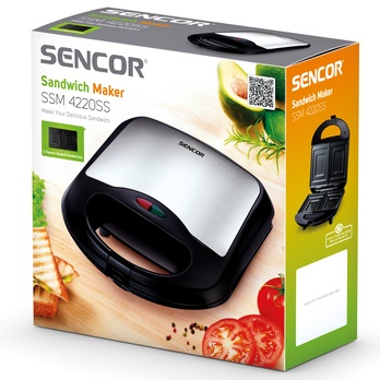 Toustovač SENCOR SSM 4220SS nerez/plast, 700W 6