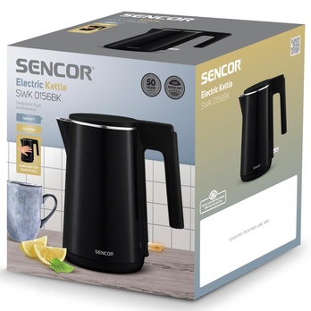 Rýchlovarná kanvica SENCOR SWK 0156BK plast/kov, objem 1 l 11