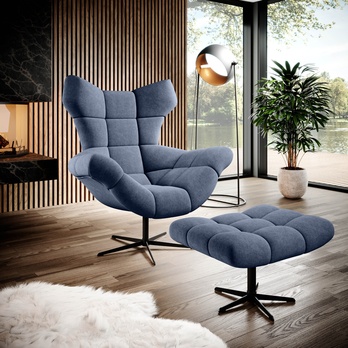 Kreslo SENSI modrá 1