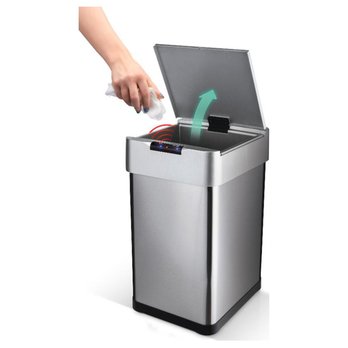 Bezdotykový odpadkový kôš SENSOR LAMART nerez, 30 l 2