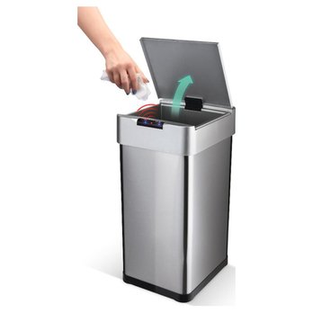 Bezdotykový odpadkový kôš SENSOR LAMART nerez, 40 l 2