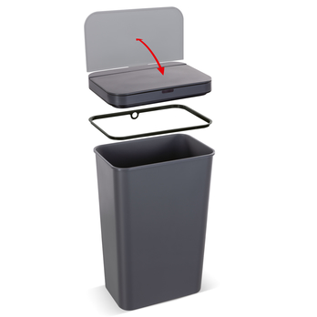 Odpadkový kôš SENSOR sivá 2