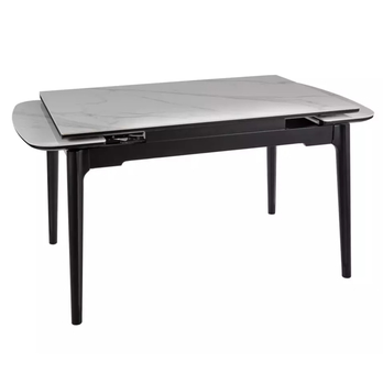 Jedálenský stôl SENTO biela/čierna 3