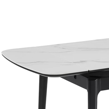 Jedálenský stôl SENTO biela/čierna 5