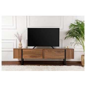 TV stolík SERENITY orech/čierna 1