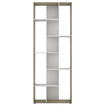 Knižnica SERPENT dub sonoma/biela 2