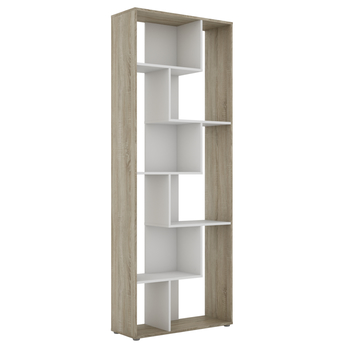 Knižnica SERPENT dub sonoma/biela 3