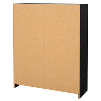 Skrinka na topánky SEVERNE 4 čierna matná 3