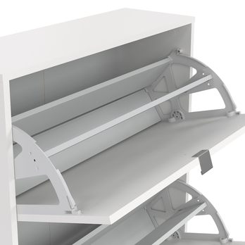 Skrinka na topánky SEVERNE 5 biela 4