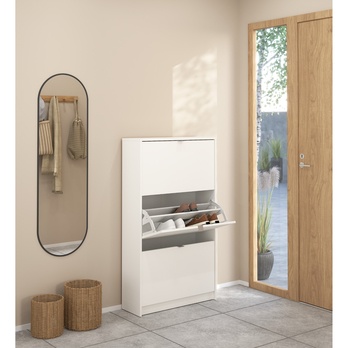 Skrinka na topánky SEVERNE 5 biela 7