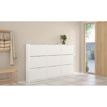 Skrinka na topánky SEVERNE 5 biela 8