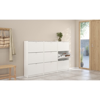 Skrinka na topánky SEVERNE 5 biela 9