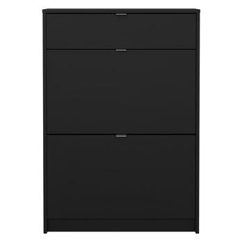 Skrinka na topánky SEVERNE 7 čierna matná 3