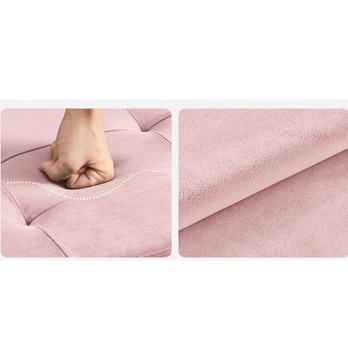 Taburet s úložným priestorom SEY 2 ružová 4