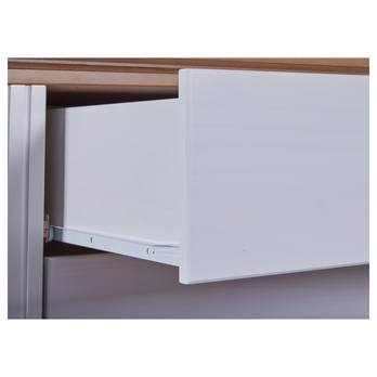 Komoda SEYDIE biela/hnedá 6