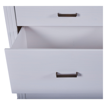 Komoda SEYDIE biela/hnedá 8