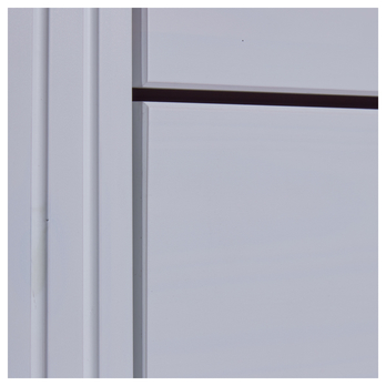 Komoda SEYDIE biela/hnedá 9