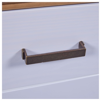 Nočný stolík SEYDIE biela/hnedá 7