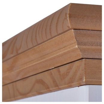 Regál SEYDIE biela/hnedá 4