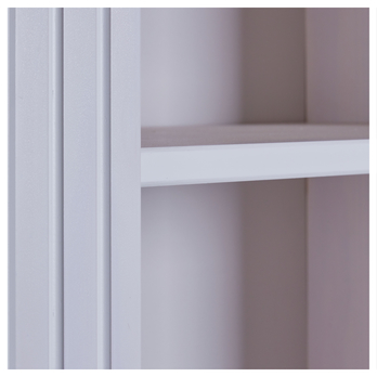 Regál SEYDIE biela/hnedá 5