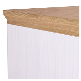 TV stolík SEYDIE biela/hnedá 5