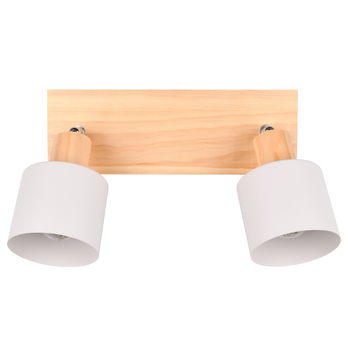 Bodové svietidlo SHANTI 2 svetlé drevo/biela 3