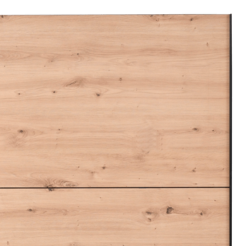 Šatníková skriňa SHARON dub artisan/čierna 5