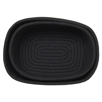 Sada košíkov SHAY čierna, 2 ks 3