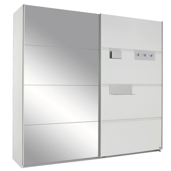 Šatníková skriňa SHEA II alpská biela, šírka 181 cm 3