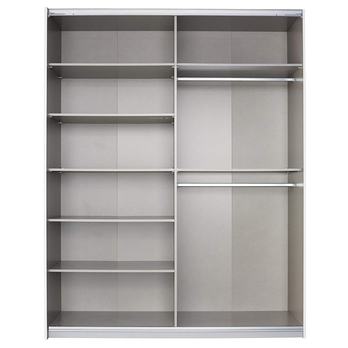 Šatníková skriňa SHEA II alpská biela, šírka 181 cm 2