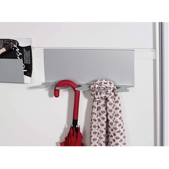 Šatníková skriňa SHEA II alpská biela, šírka 181 cm 5