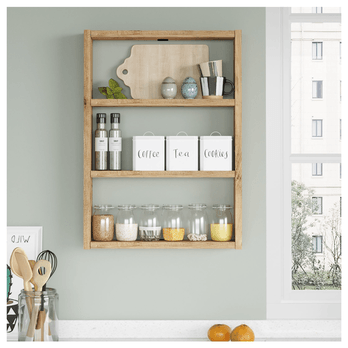 Nástenný regál SHEA borovica atlantská 1