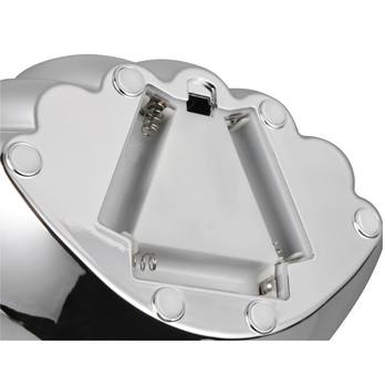 Stolná LED RGB lampa SHELLY ligot/chróm 8