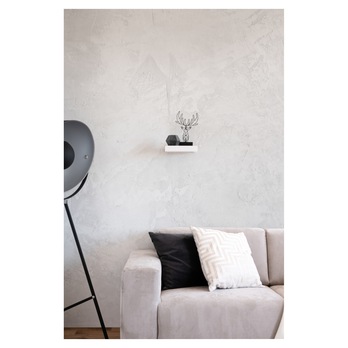 Nástenná polica SHELVY biela vysoký lesk, šírka 24 cm 3