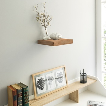 Nástenná polica SHELVY dub artisan, šírka 24 cm 1