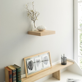 Nástenná polica SHELVY dub viking, šírka 24 cm 1