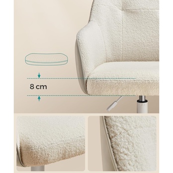 Kancelárska stolička SHERPA krémová 4