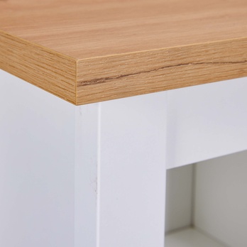 Regál na víno SICILIA biela/dub artisan 6